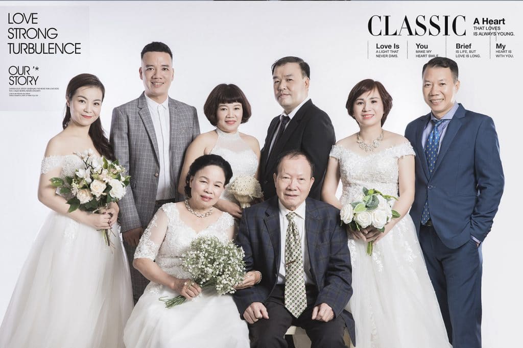 Chụp kỷ niệm cưới ý nghĩa tại TP HCM cùng gia đình