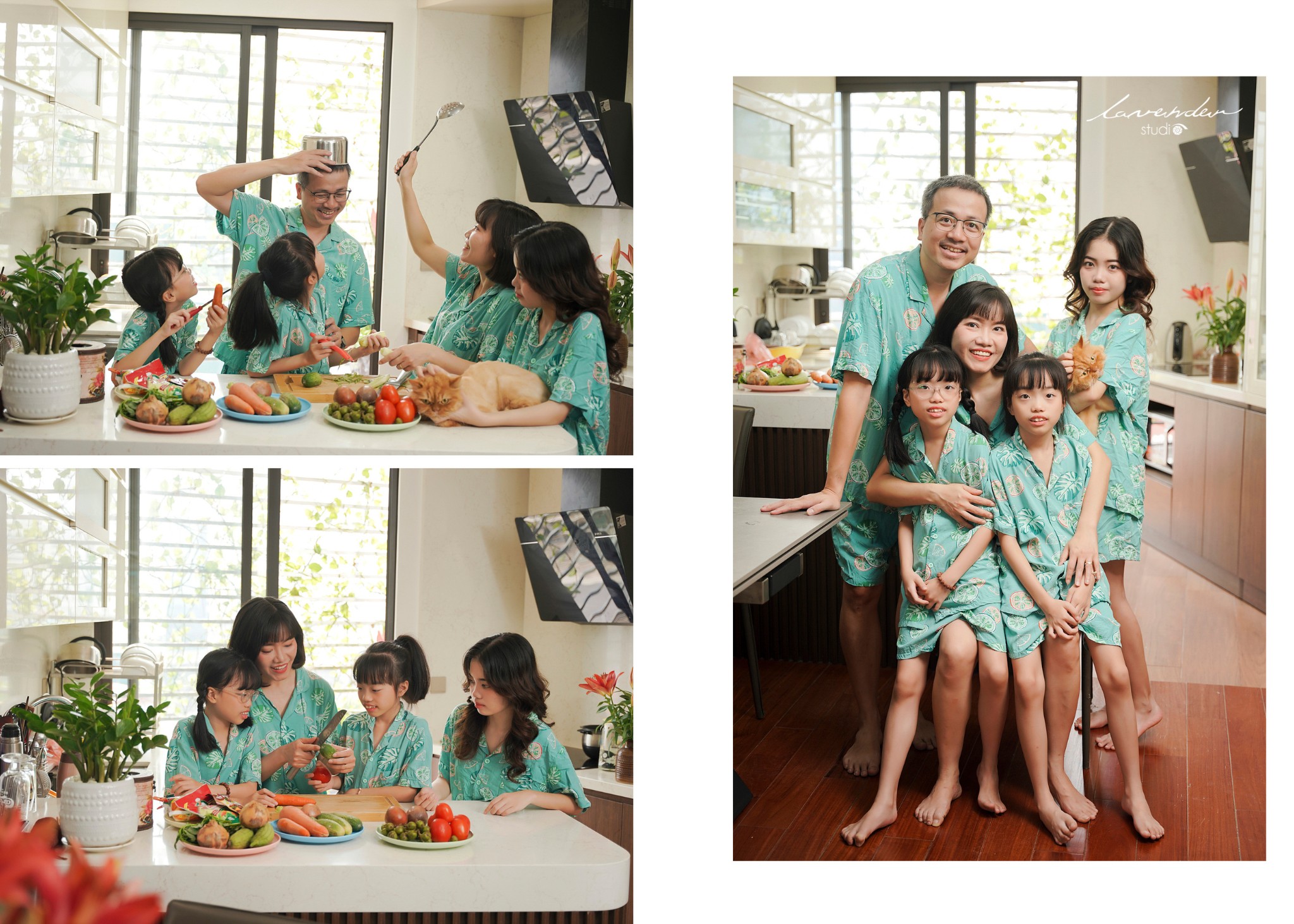 Gắn kết gia đình với bức ảnh Tết 2025 ngay tại nhà