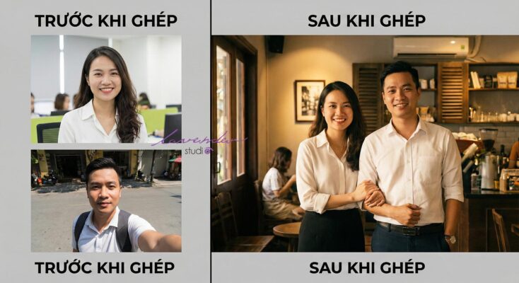 Báo giá dịch vụ ghép ảnh hiện nay của Lavender studio Báo giá dịch vụ ghép ảnh hiện nay của Lavender studio